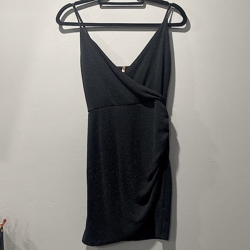 Black mini dress